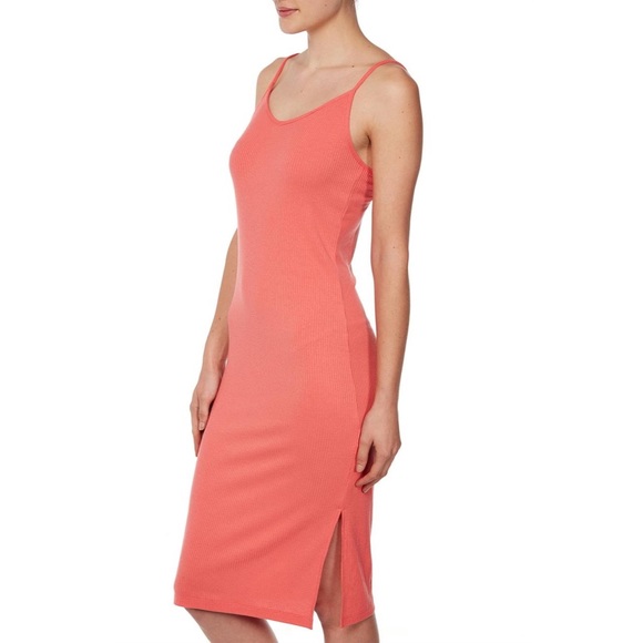 V-Neck Ribbed Strappy Dress - Picture 2 of 5